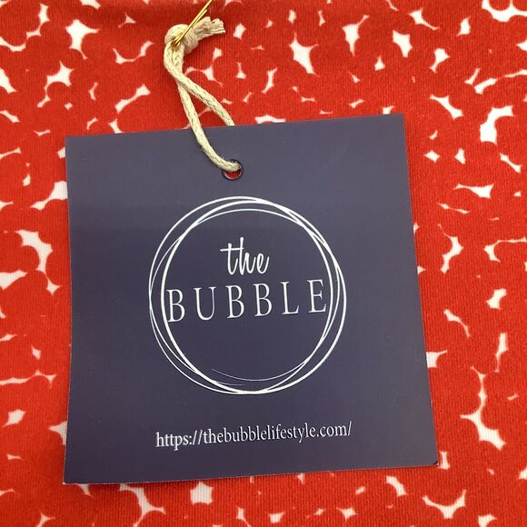 The Bubble Womens Crew Long Sleeve Top Red Size Medium NWT‎ - Picture 5 of 9